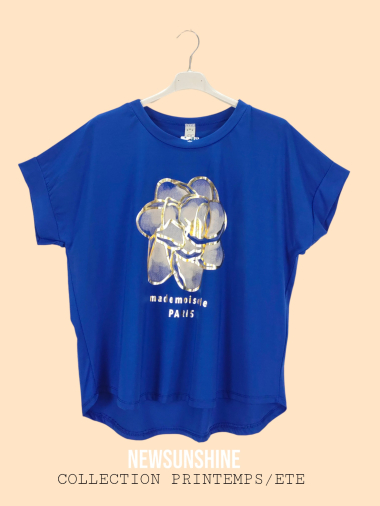 Grossiste New Sunshine - T-shirt imprimé col rond