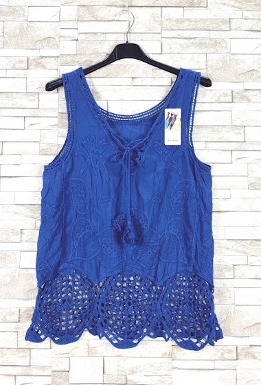 Wholesalers New Sunshine - Embroidered top