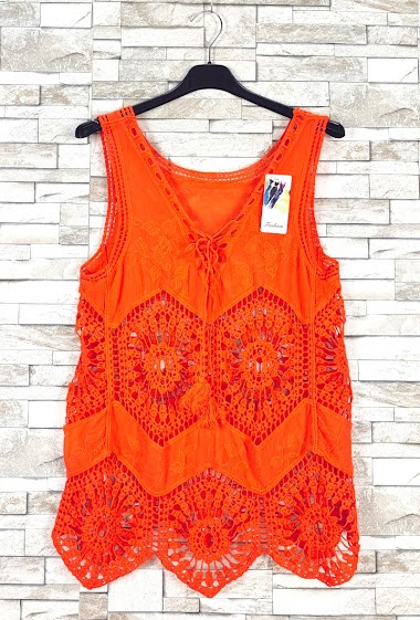 Wholesalers New Sunshine - Embroidered top