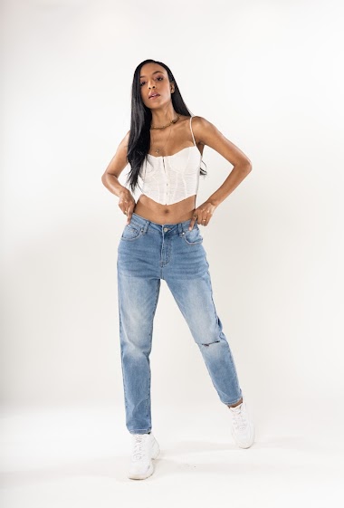 Wholesalers Nina Carter - Boyfriend jeans cut