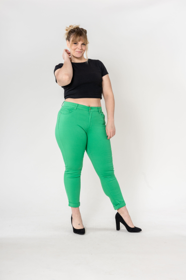 Wholesaler Nina Carter - Large size colored trousers