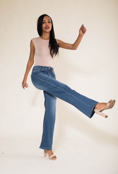 Wholesaler Nina Carter - Flared pants in cotton