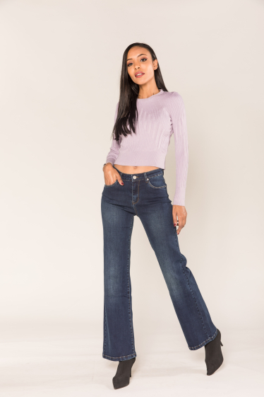 Wholesaler Nina Carter - Flared pants in cotton