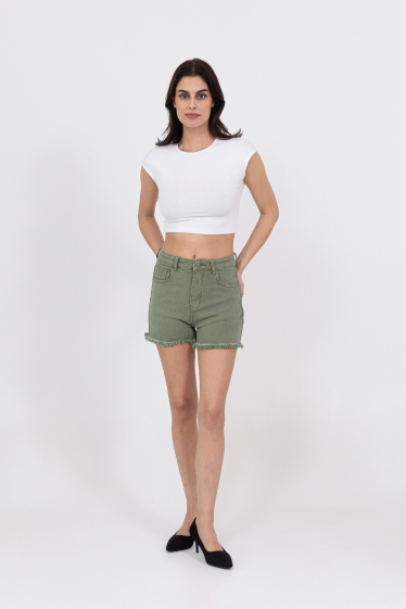 Wholesaler Nina Carter - Frayed color shorts