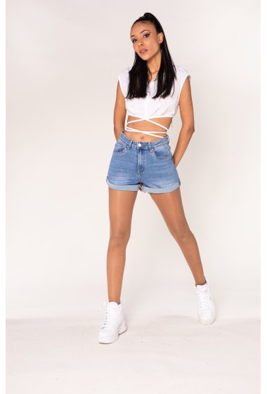 Wholesalers Nina Carter - Stretch denim shorts