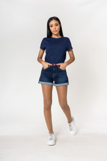 Wholesaler Nina Carter - Stretch denim shorts