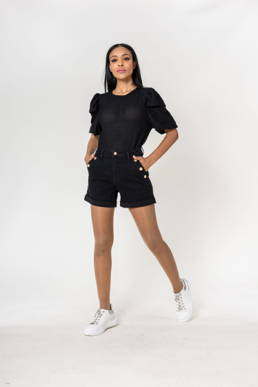 Mayorista Nina Carter - Shorts de mezclilla