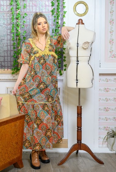 Wholesaler NJ Couture - Long Dress