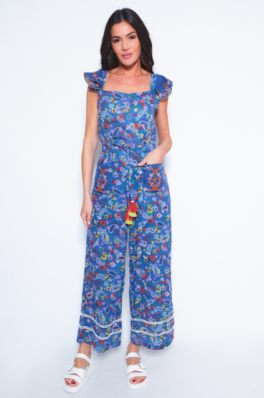 Wholesaler NJ Couture - Printed Jumpsuit