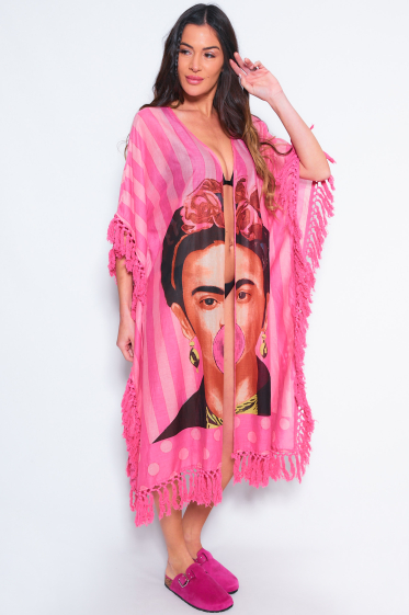 Wholesaler NJ Couture - Printed Kimono