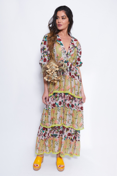 Großhändler NJ Couture - Bedrucktes Kleid