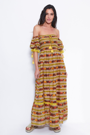 Wholesaler NJ Couture - Printed Dress