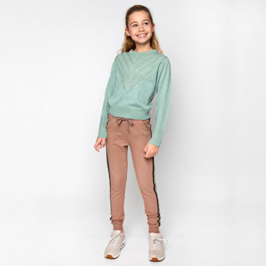 Grossiste NO WAY MONDAY - PULL FILLE MANCHE LONGUE