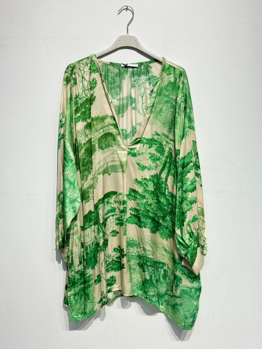 Wholesaler Noéline - Silk satin blouse
