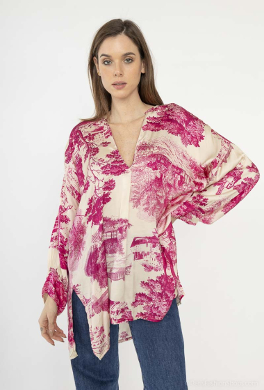 Silk satin blouse Noéline | Paris Fashion Shops