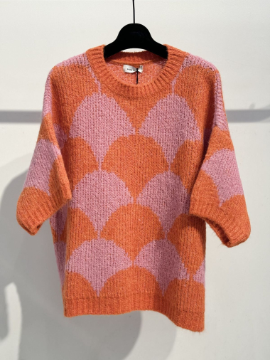 Wholesaler Noéline - Patterned wool sweater