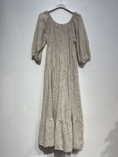 Wholesaler Noéline - English embroidery dress