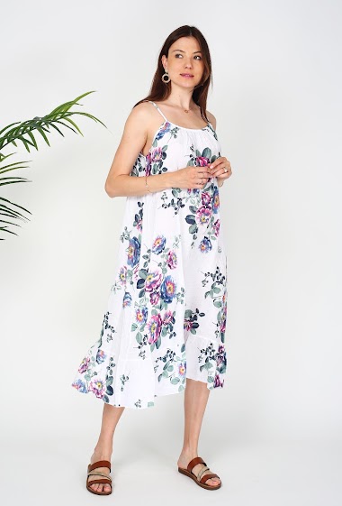 Wholesaler Noéline - Linen Dress, OS = S-XXL