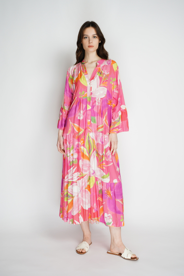 Wholesaler Noéline - Long printed dress