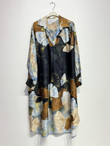 Wholesaler Noéline - Silk satin dress