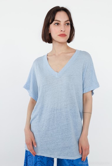 Wholesaler Noéline - Linen t-shirt