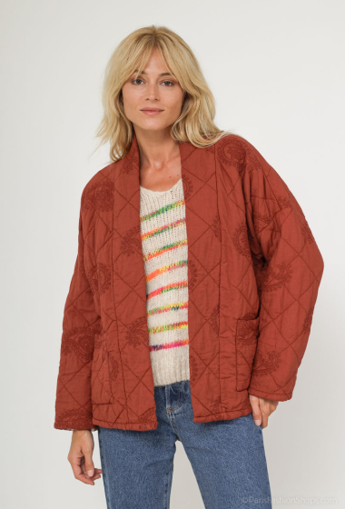 Wholesaler Noéline - Quilted embroidered jacket