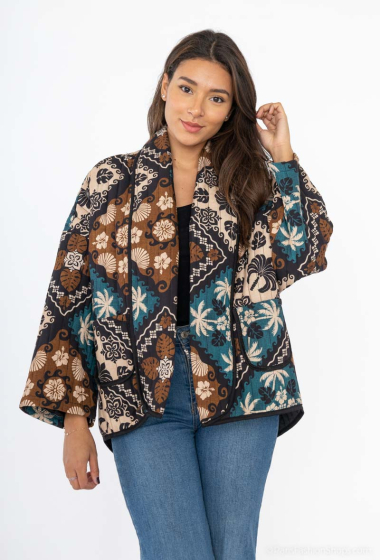 Wholesaler Noéline - Printed quilted jacket
