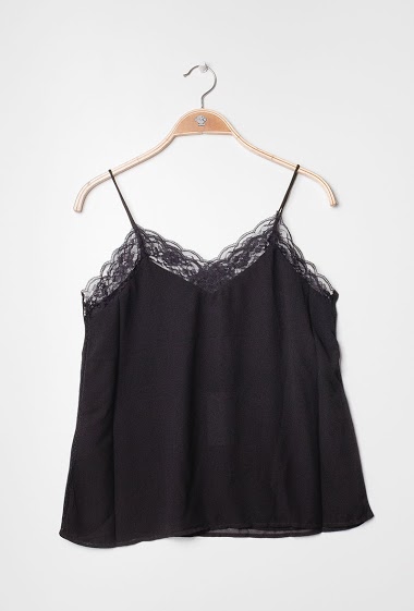 Großhändler Noémie & Co - Tank top with lace