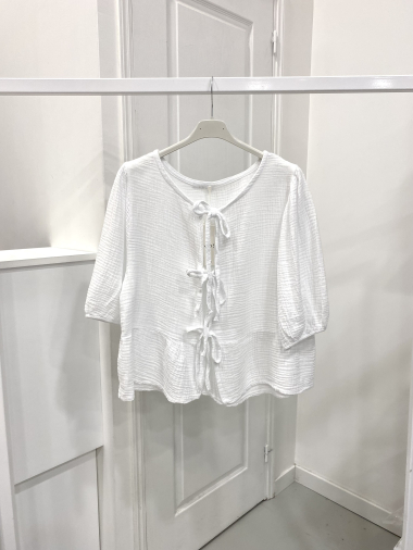 Wholesaler NOS - Cotton gas blouse in new