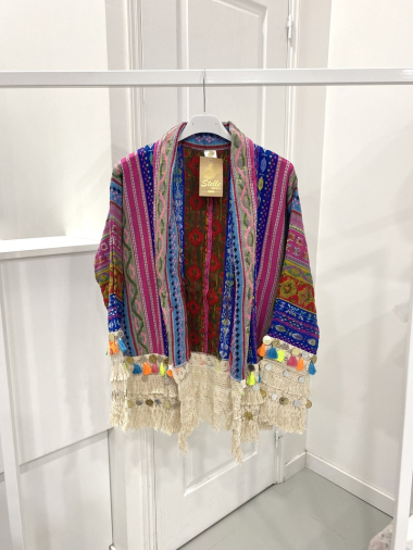 Wholesaler NOS - Ethnic cotton cardigan