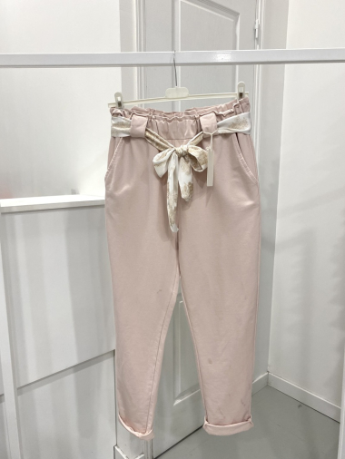YOTAMI Womens Pant Fashion Summer Casual Loose Pocket Solid