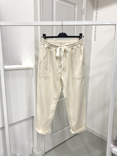 Wholesaler NOS - Plain cotton jogging pants