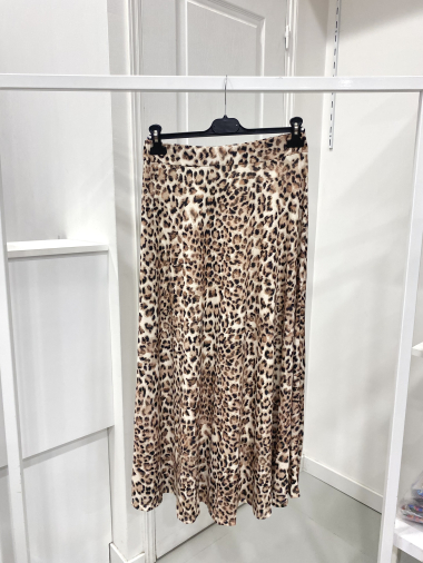 Wholesaler NOS - Flowing leopard print skirt