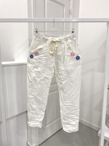 Wholesaler NOS - Viscose jogger pants with pattern