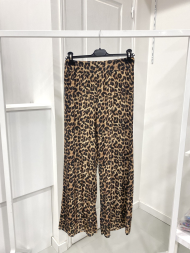 Grossiste NOS - Pantalon fluide imprimé léopard