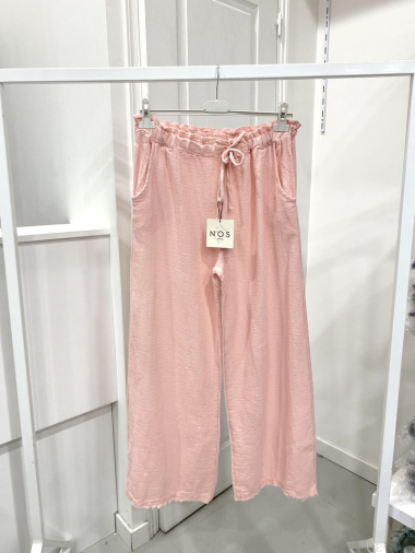 Wholesaler NOS - Wide-leg pants in plain colors