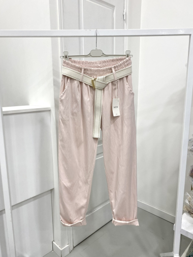 Wholesaler NOS - Plain pants with belt