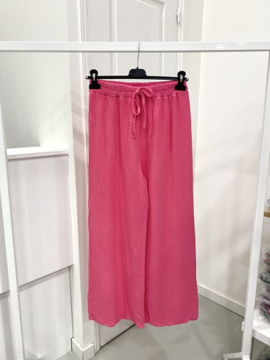 Wholesaler NOS - Plain cotton gauze pants