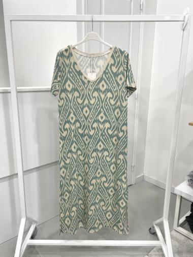 Großhändler NOS - Bedrucktes Kleid