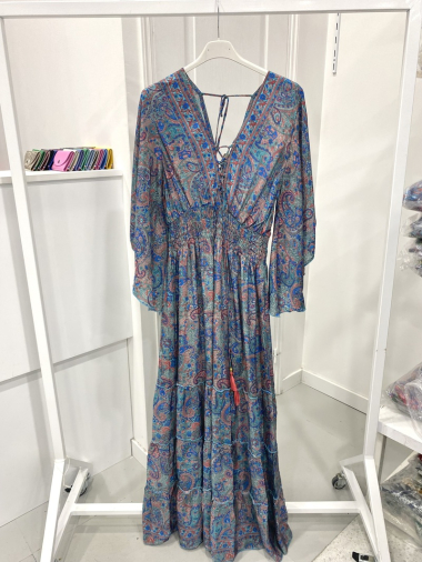 Wholesaler NOS - Long bohemian silk dress