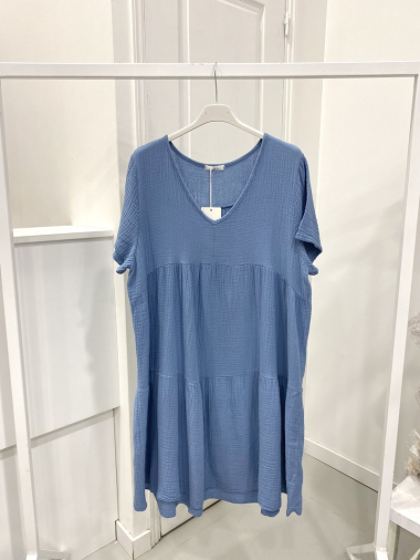Wholesaler NOS - Solid color cotton gas dress