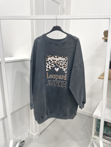 Großhändler NOS - Sweatshirtkleid auswaschen