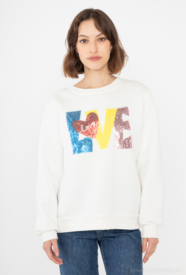 Großhändler NOS - „LOVE“-Sweatshirt