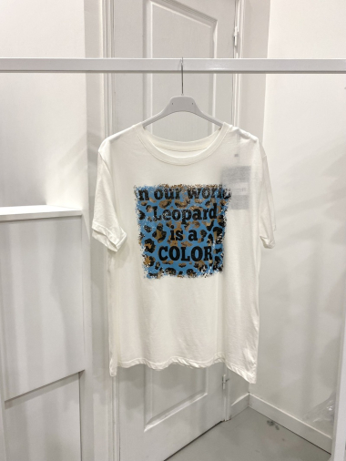 Wholesaler NOS - T-shirt with leopard pattern