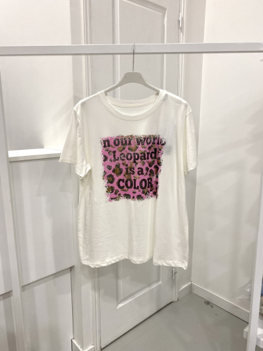 Wholesaler NOS - T-shirt with leopard pattern