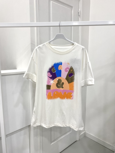 Großhändler NOS - T-Shirt mit Muster