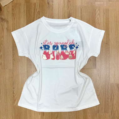 Großhändler NOS - T-Shirt mit Muster