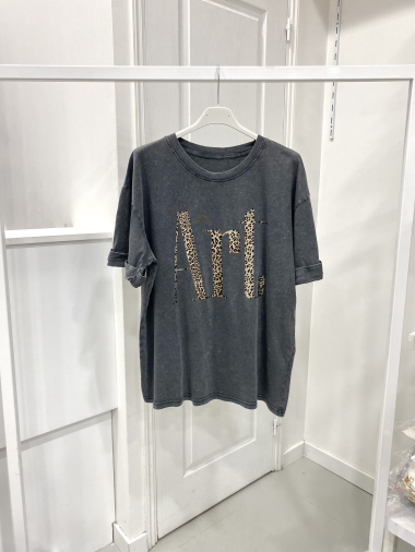 Wholesaler NOS - faded printed T - shirt