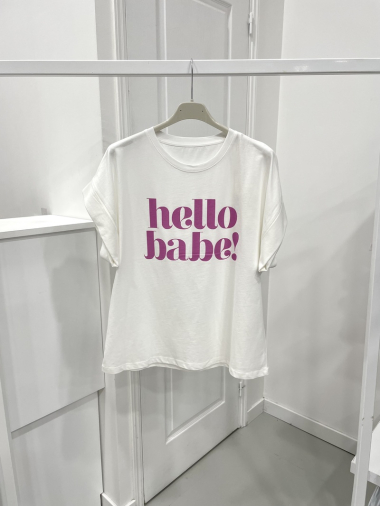 Grossiste NOS - T - shirt "hello babe"