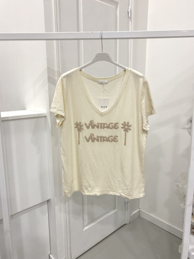 Mayorista NOS - Camiseta de algodón con estampado